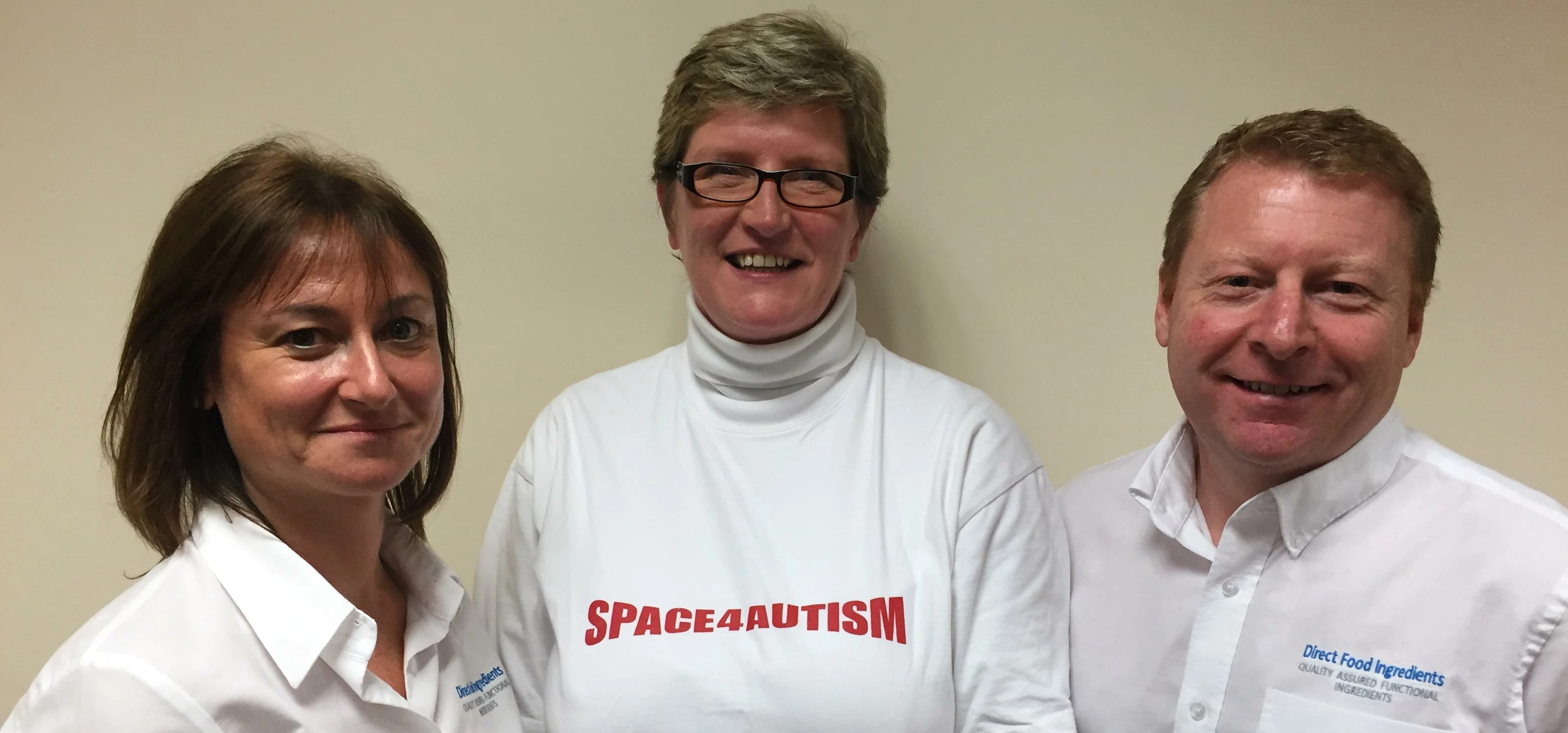 Cath Hough (Direct Food Ingredients), Cheryl Simpson (SPACE4AUTUSM) & Steve Loake (Direct Food Ingr
