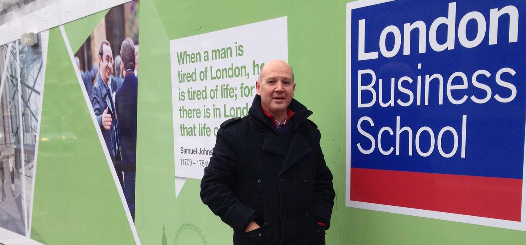 CSD Print MD Stephen Harrison at the new London Business School