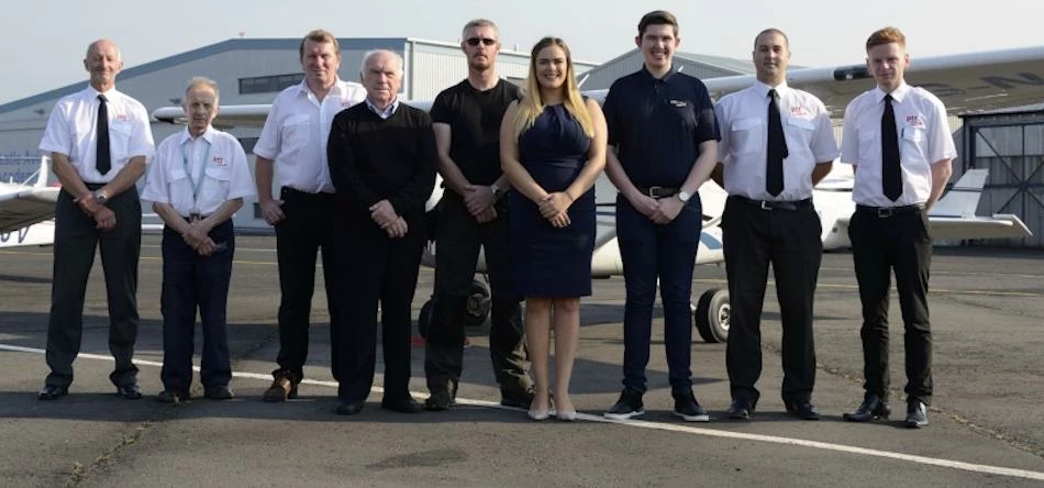 Members of the PTT Aviation team