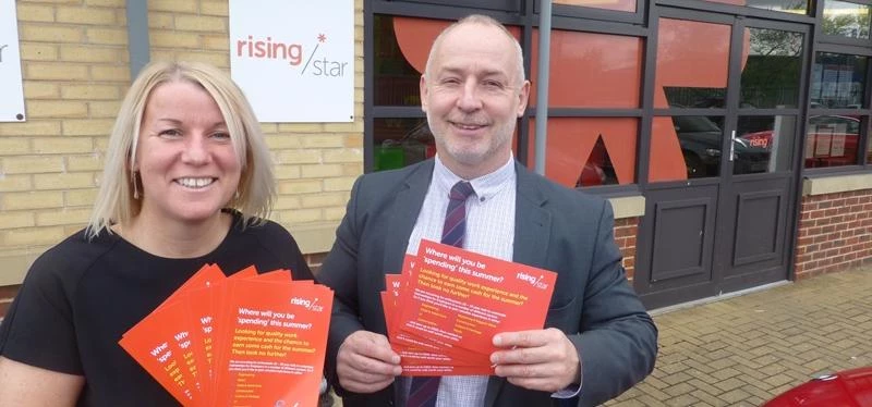 Rising Star Managing Director, Angela Anderson and South Tyneside Council’s Business Employment and 