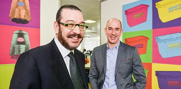 Jonathan Straight of Straight pls and Leeds Community Foundation architect Jonathan Morgan