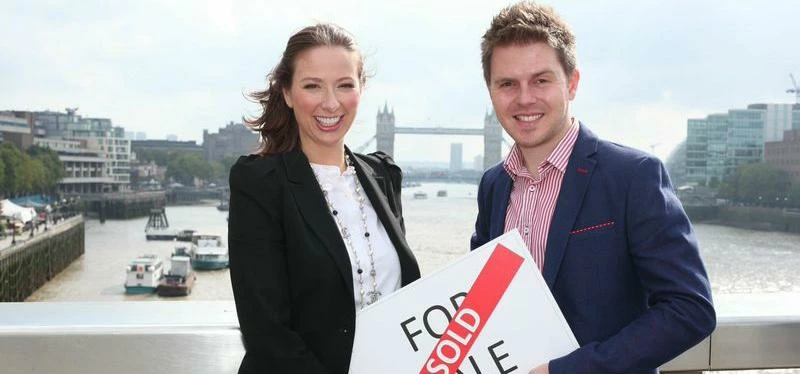 Emma Leicester and Iain Hawthorn, founders of London startup Property Buyers Match