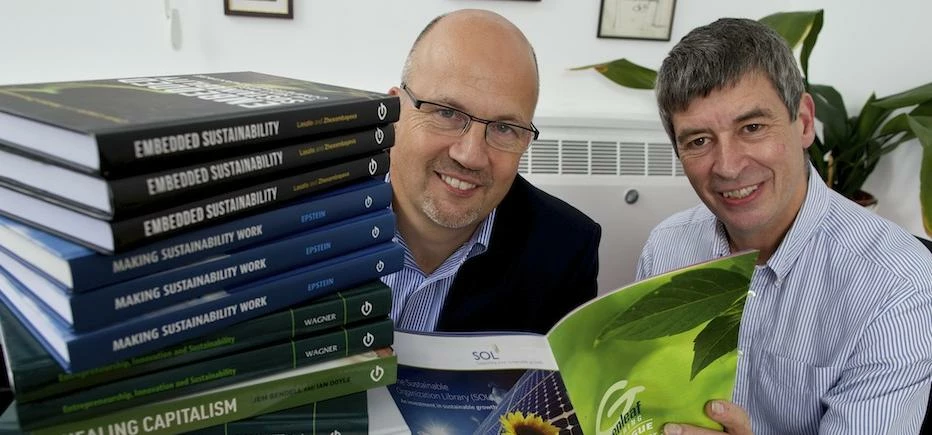 Ian Brown of Finance Yorkshire and John Peters of GSE Research.