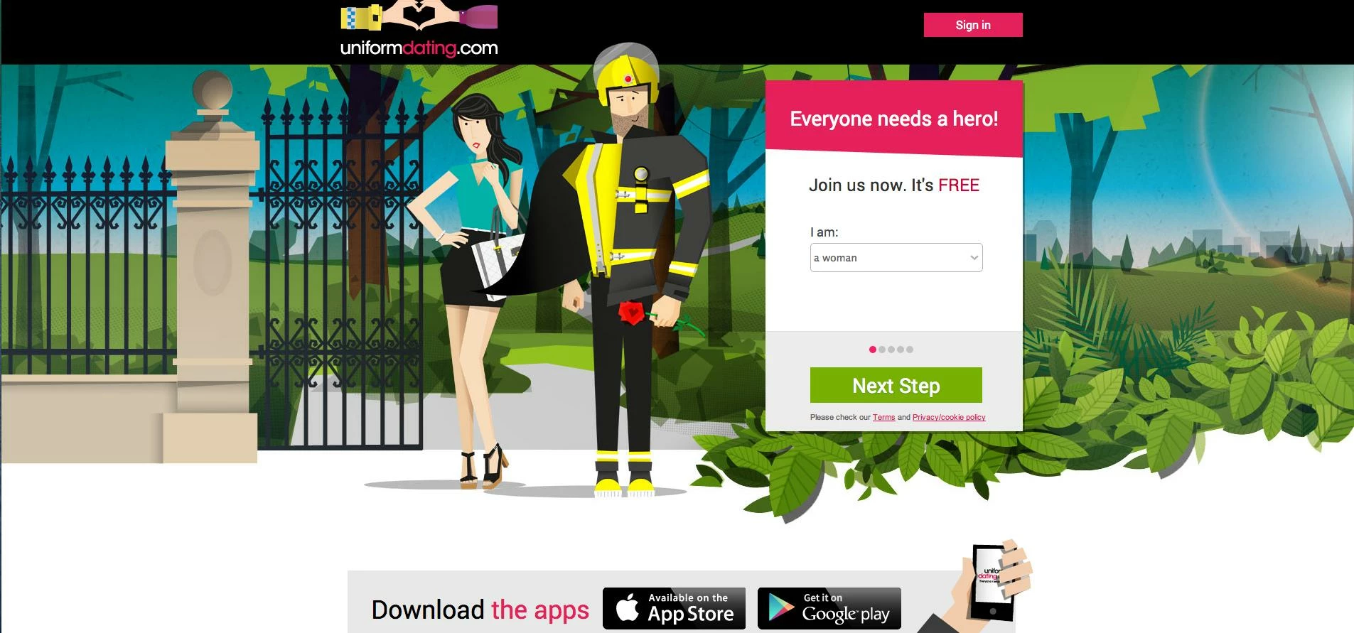 uniform dating
