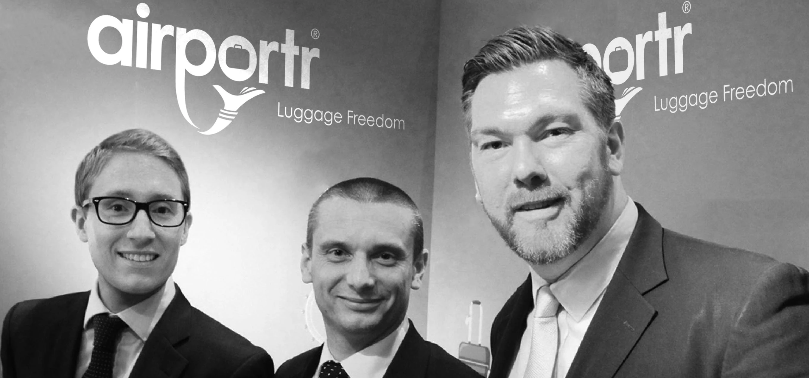 Portr founders CEO Randel Darby, COO Darren Payne and CMO Chris Walsh.