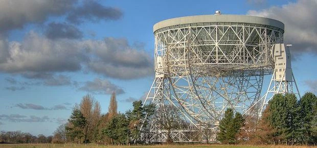 Lovell Telescope, Jodrell Bank Observatory. Photo: Mike Peel;/ wikimedia