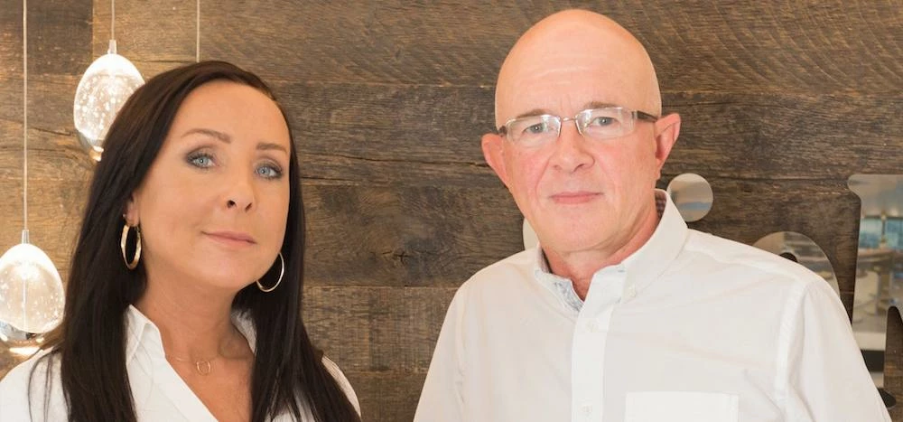 Lisa McCormick with Mark Harrison