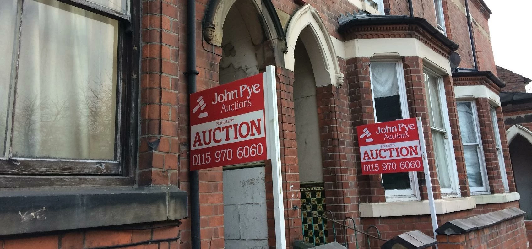 Online auction house John Pye Property has been shortlisted for two top industry awards