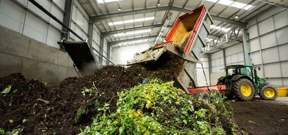The new state of the art In-Vessel Composting (IVC) facility. 