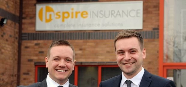 Leigh Mackey, pictured left, welcomes Daniel Westlake to the team at Inspire Insurance Services.