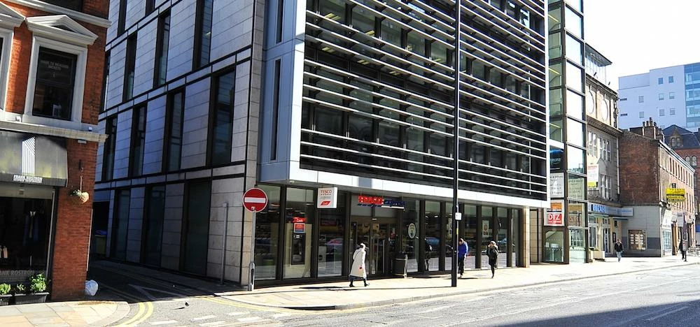 Outside Amicus' Princess Street premises