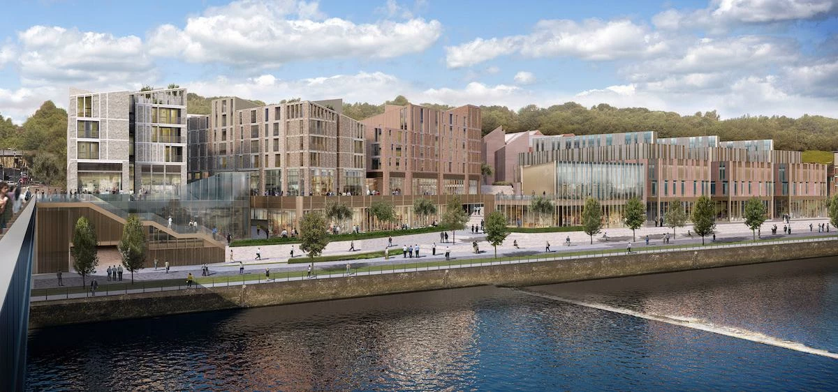 A CGI of the Milburngate House development