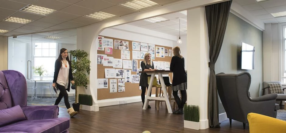 Extreme Creations' expanded office space in Harrogate.