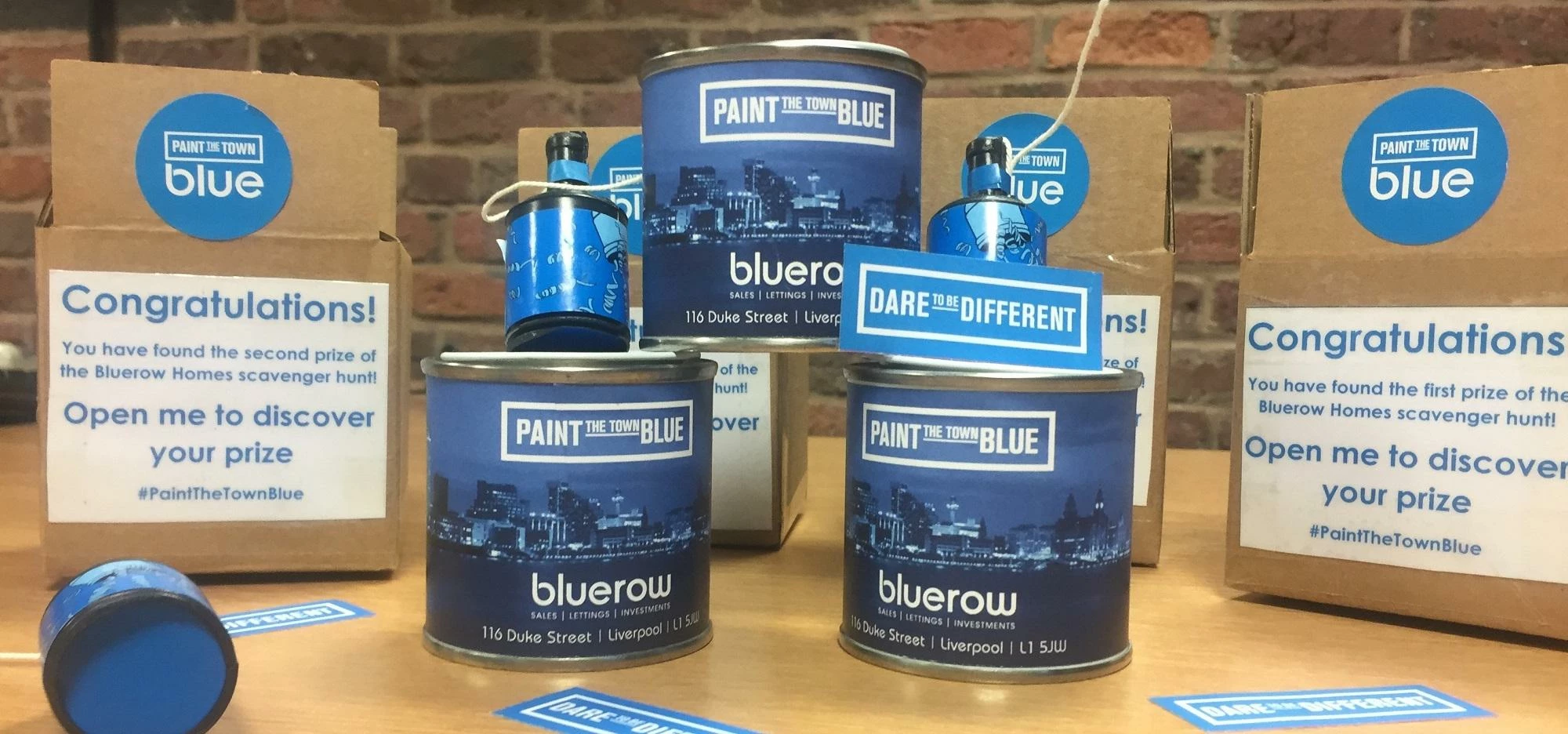 The winning paint tins participants need to look for