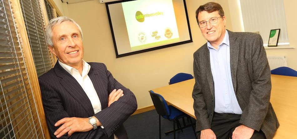 L-R: John Bentley, Safe in Tees Valley, and Peter Gilson, Northstar Ventures