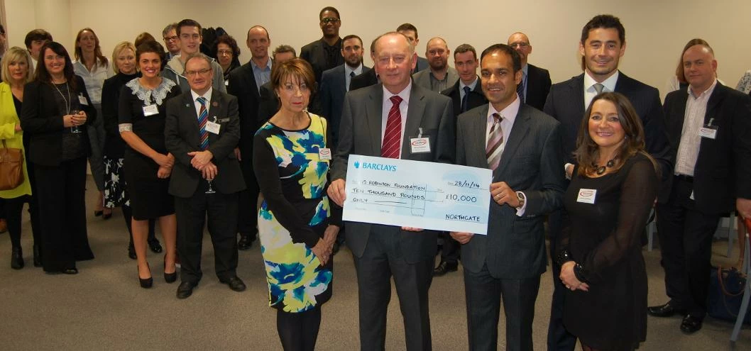 Gus Robinson Foundation celebrates cheque