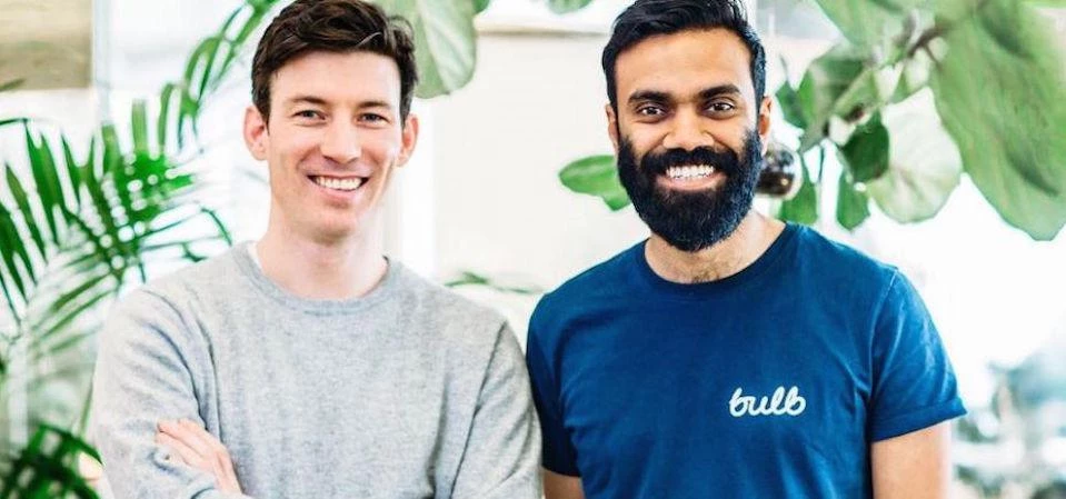 Hayden Wood and Amit Gudka, co-founders of Bulb.