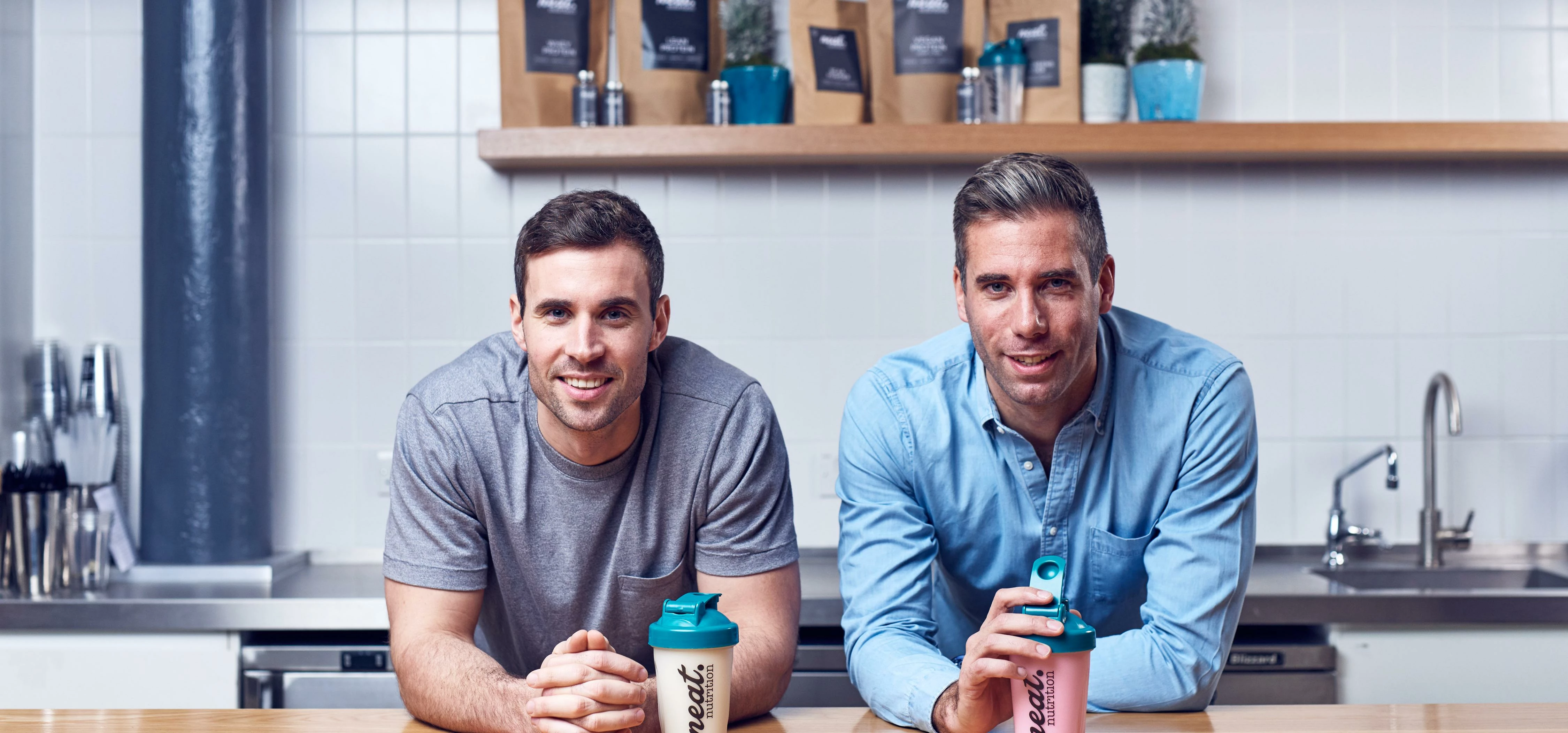 Neat Nutrition co-founders Charlie Turner and Lee Forster.