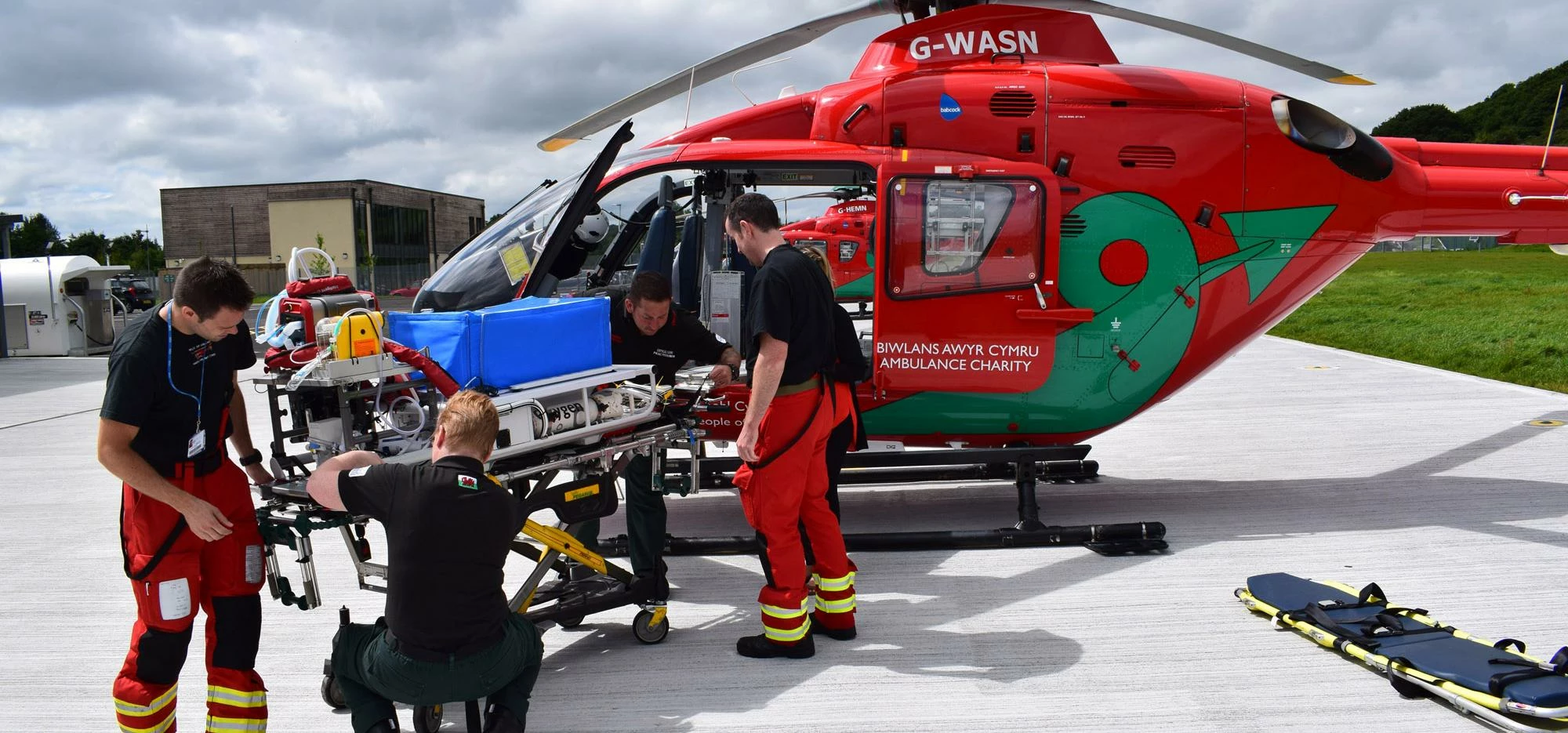 The Wales Air Ambulance Charity's new incubator. 