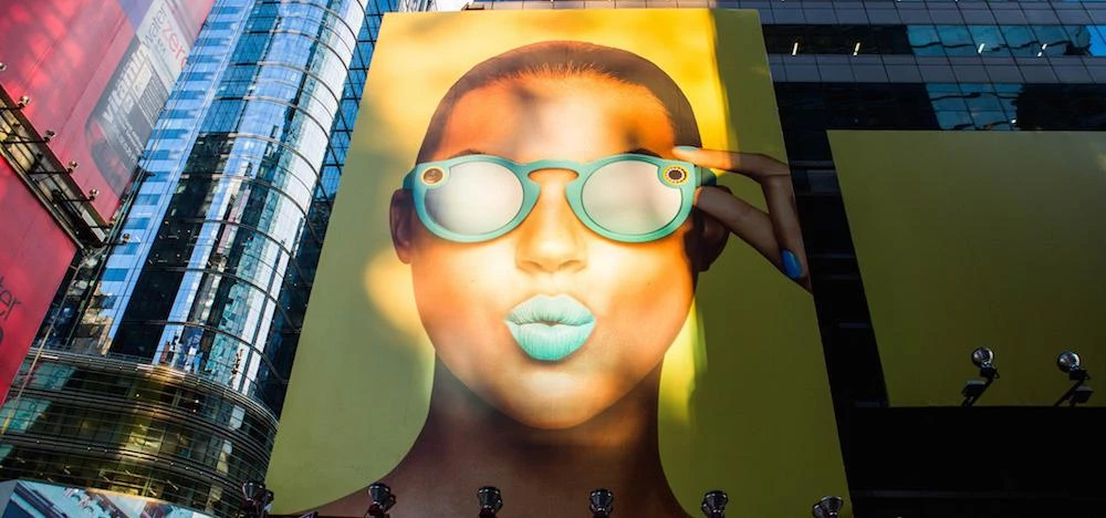 Snapchat glasses marketing in NYC. Image: Anthony Quintano / Flickr