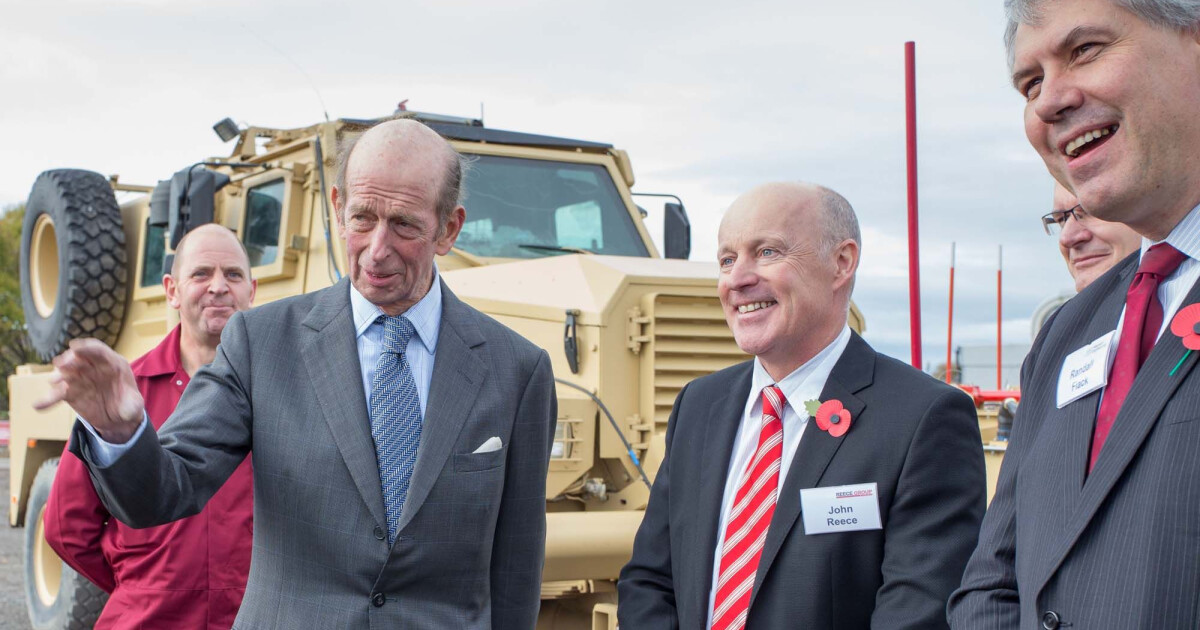 Bruce Wilson Reece Reece Group welcomes royal visitor to Armstrong Works | Bdaily