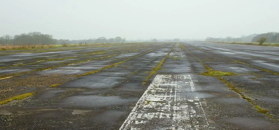 There are proposals to build 2,100 homes on Wisley Airfield. Photograph: Peter Trimming/Geograph. 