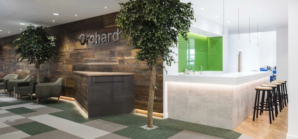 Aptus refurbished the entire third floor of Central Square for Orchard