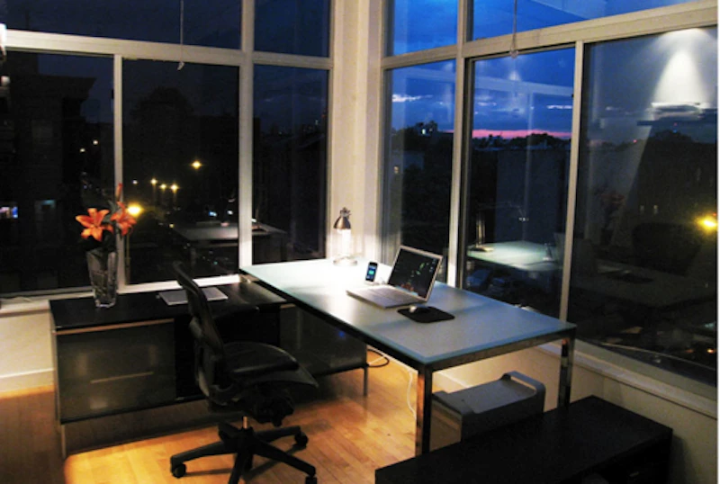 A Workspace With Windows and Light