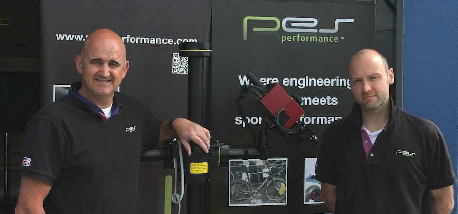 Mike Maddock, managing director PES Performance and Dan Fleetcroft, engineering design director.