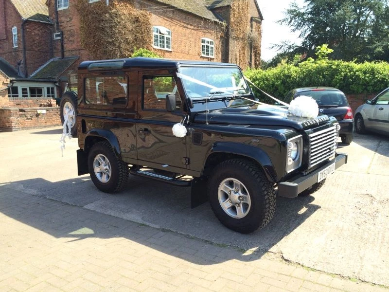 Defender Wedding Car from Stafford Land Rover