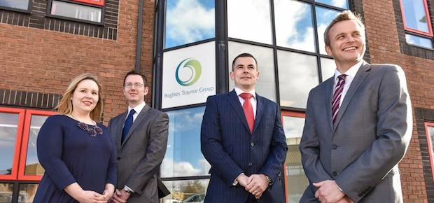  (L to R): Lorraine Mulgrew, Jonathan Todd, Ian Royle and Dave Broadbent of Begbies Traynor’s expand