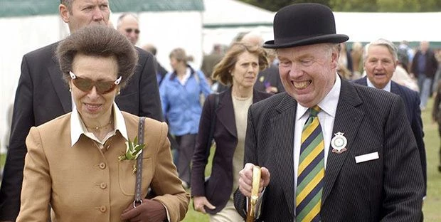 RH The Princess Royal who visits on Wednesday 9 July, with Show Director, Bill Cowling during her vi