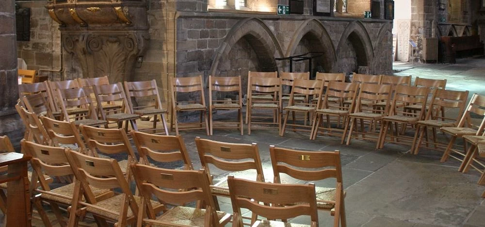 Treske's chairs at Newcastle Cathedral