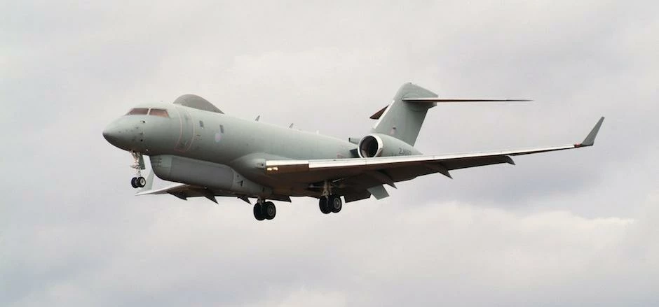 The Raytheon Sentinel is an airborne battlefield and ground surveillance aircraft operated by the Ro