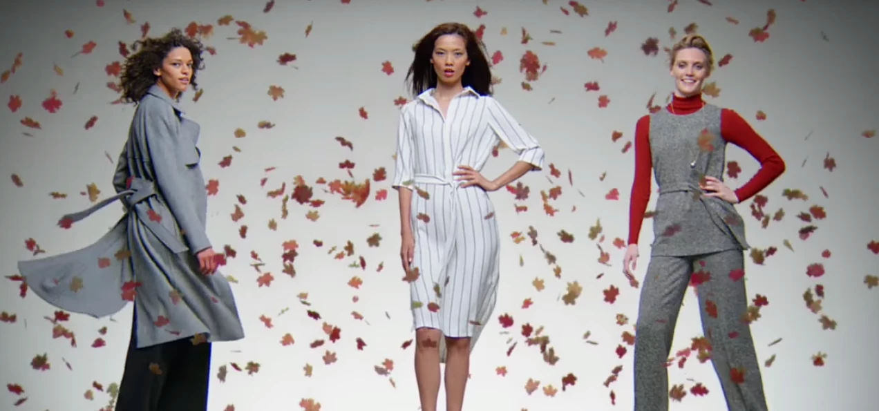 A still from M&S' Women's Fashion Autumn 2016 advert. Image: Marks and Spencer plc