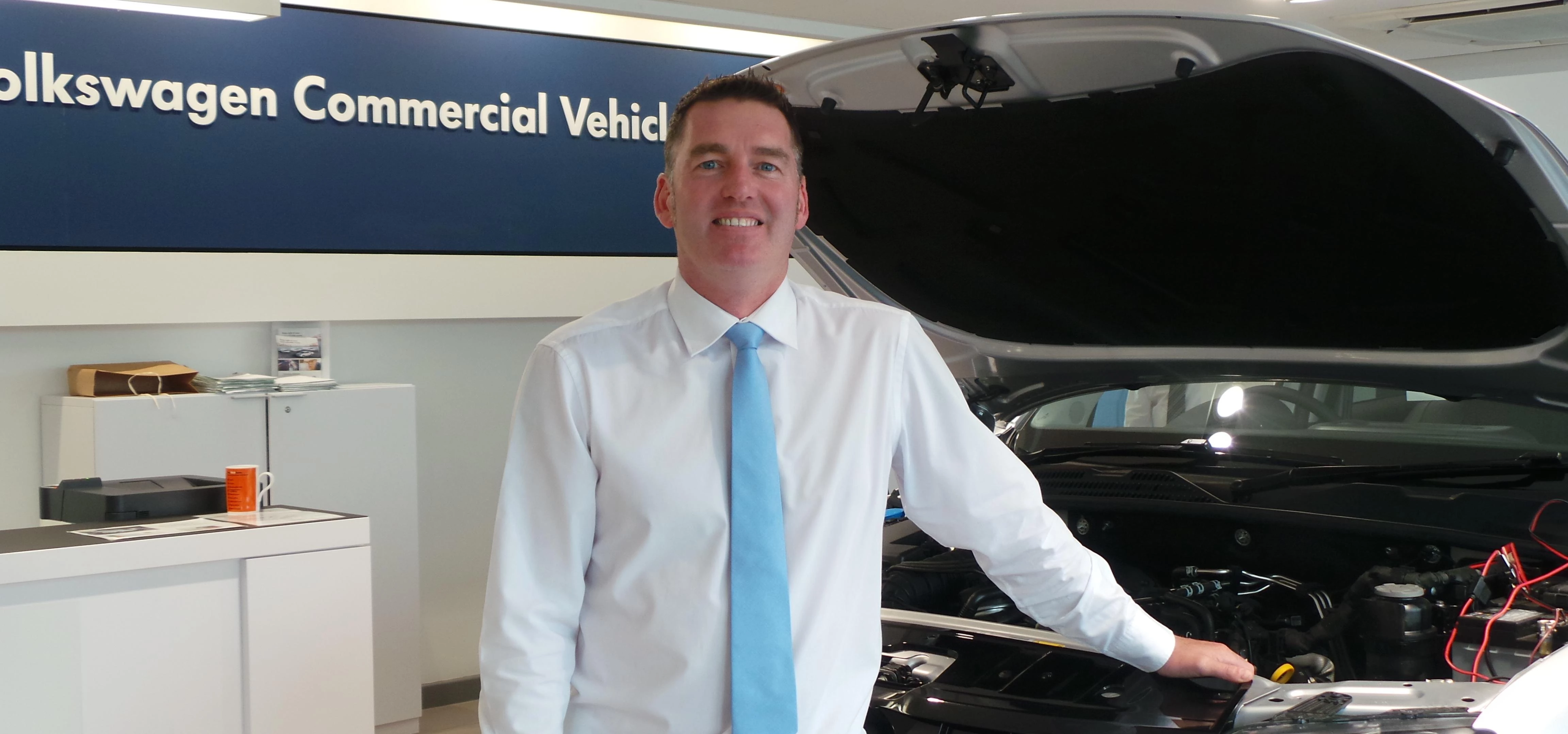 Howard Rowlands, service manager at Volkswagen Van Centre Wrexham