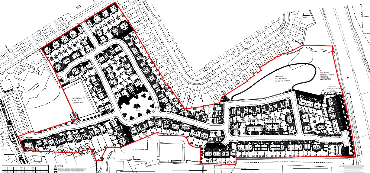 A plan of the old mill site