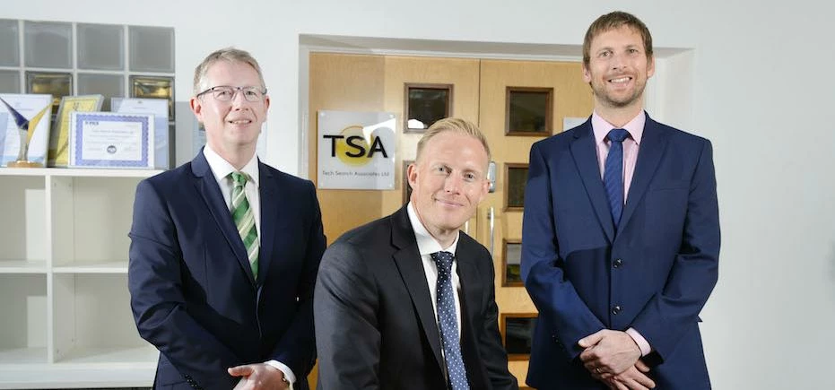 Shaun Mullins Mazars with Richard Dobson and Michael Warburton both Directors at TSA.