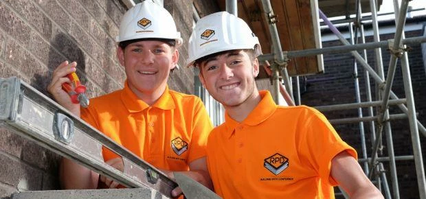 Left-right: Nathan Tonks with James Dodsworth