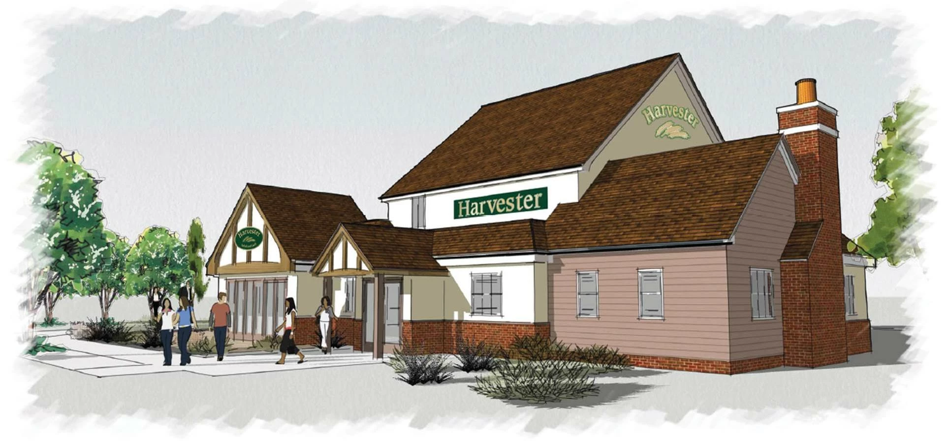 Harvester restaurant to be built at Milton Gate in Oxfordshire to total 6,000 sq ft