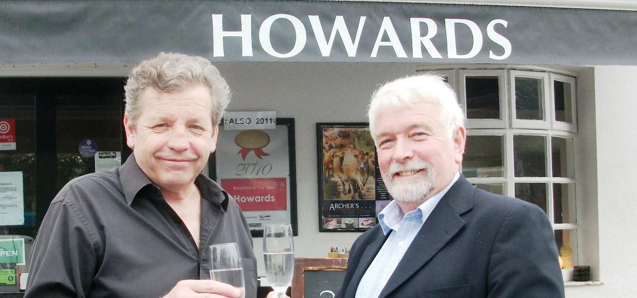 Peter Holligon and Graham Howard from Howard’s toast Stokesley Food Week   