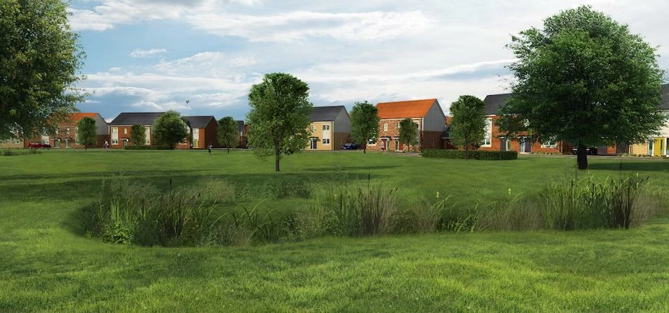 The development will feature 50 affordable homes