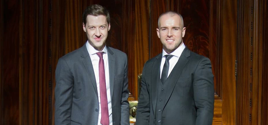 Ruler Analytics' directors and co-founders, Ian Leadbetter (left) and Daniel Reilly