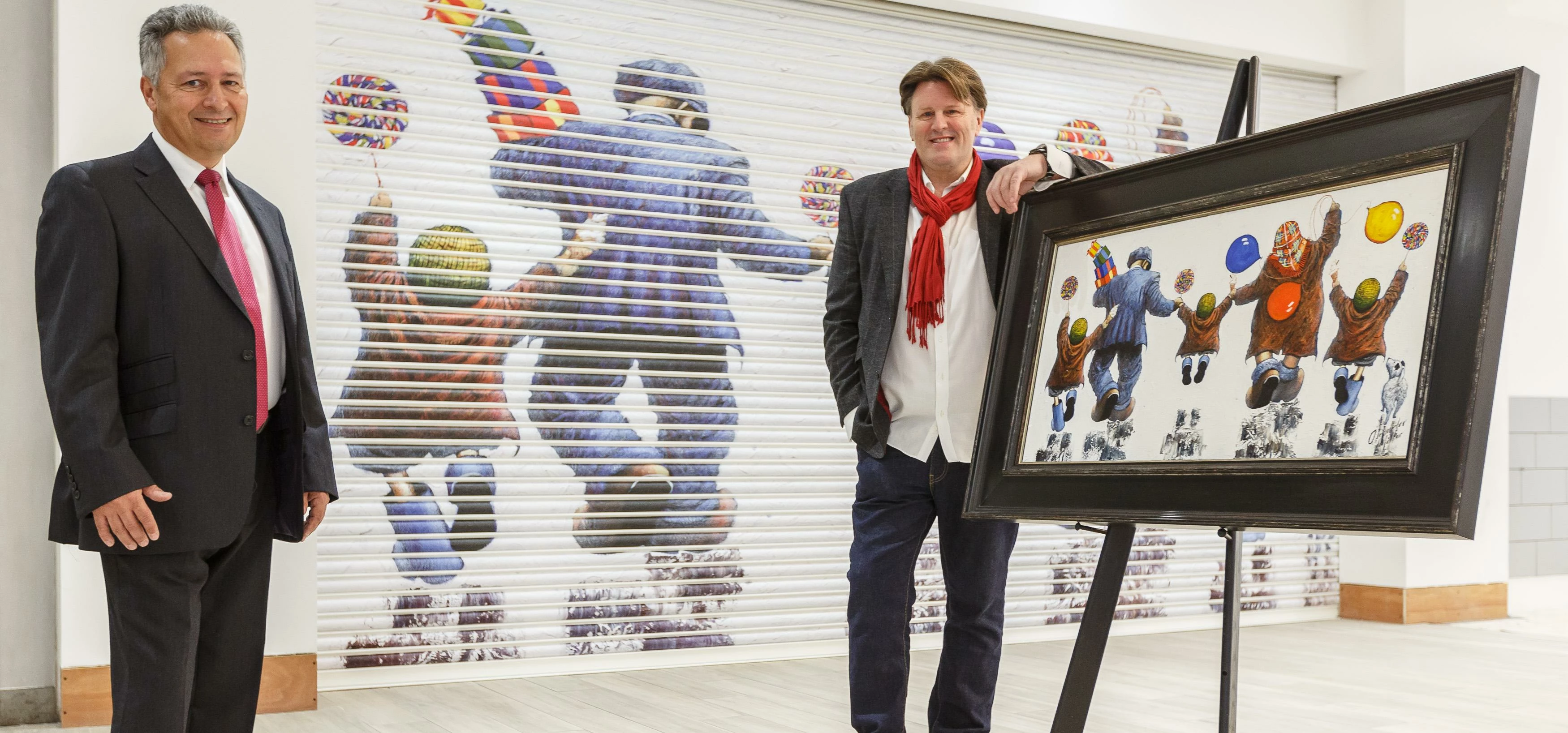The first of the new works, ‘Lollipops and 99s’ reflects on the theme of family togetherness.