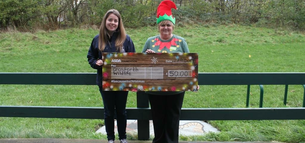 Cathleen Thomas, Northumberland Wildlife Trust Events Officer (left) and Michelle Castledine, ASDA G