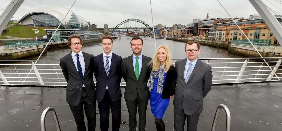 The Ryecroft Glenton Corporate Finance Team, from left to right, Peter Glenton, Alex Simpson, Carl S