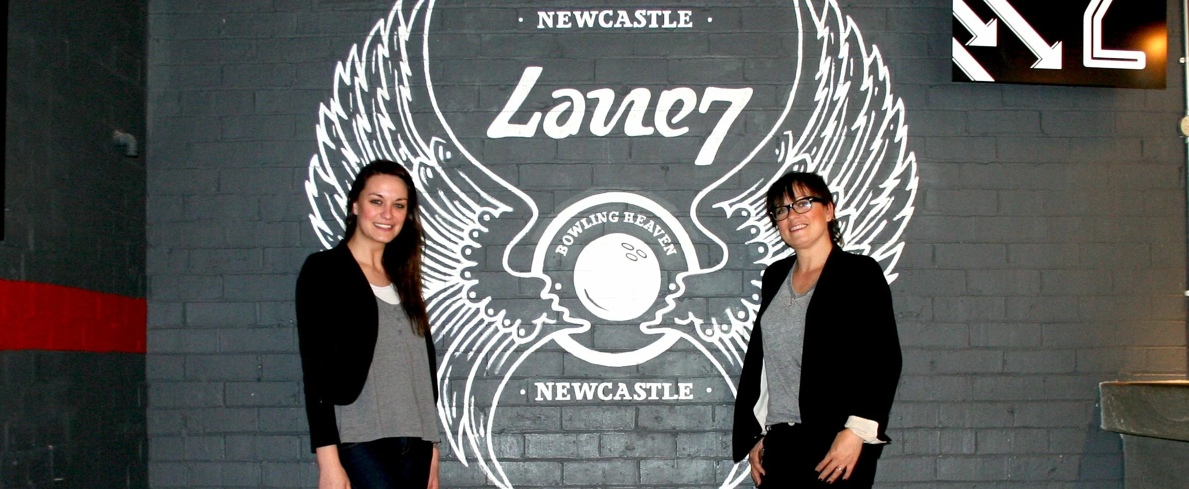 Kari Owers and Chrissie Denton at Lane7 in Newcastle