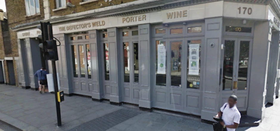 The Defector’s Weld, Shepherds Bush. Credit: Google Maps