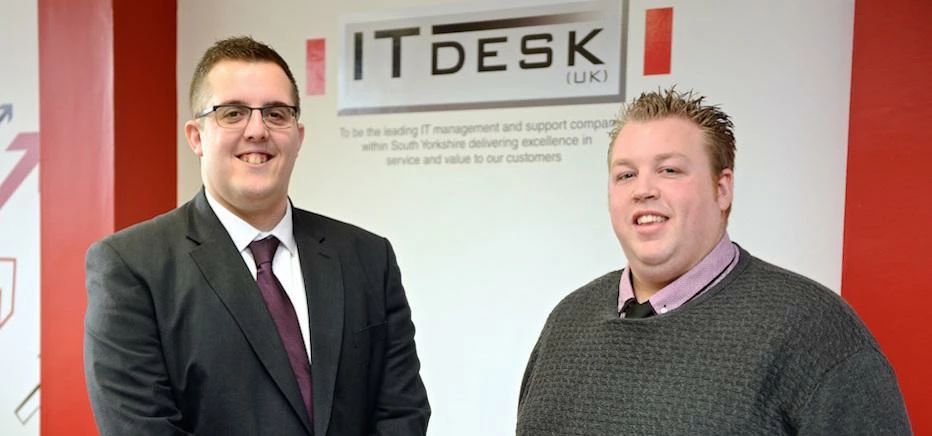Chris Wright and Steve Harper of IT Desk UK.