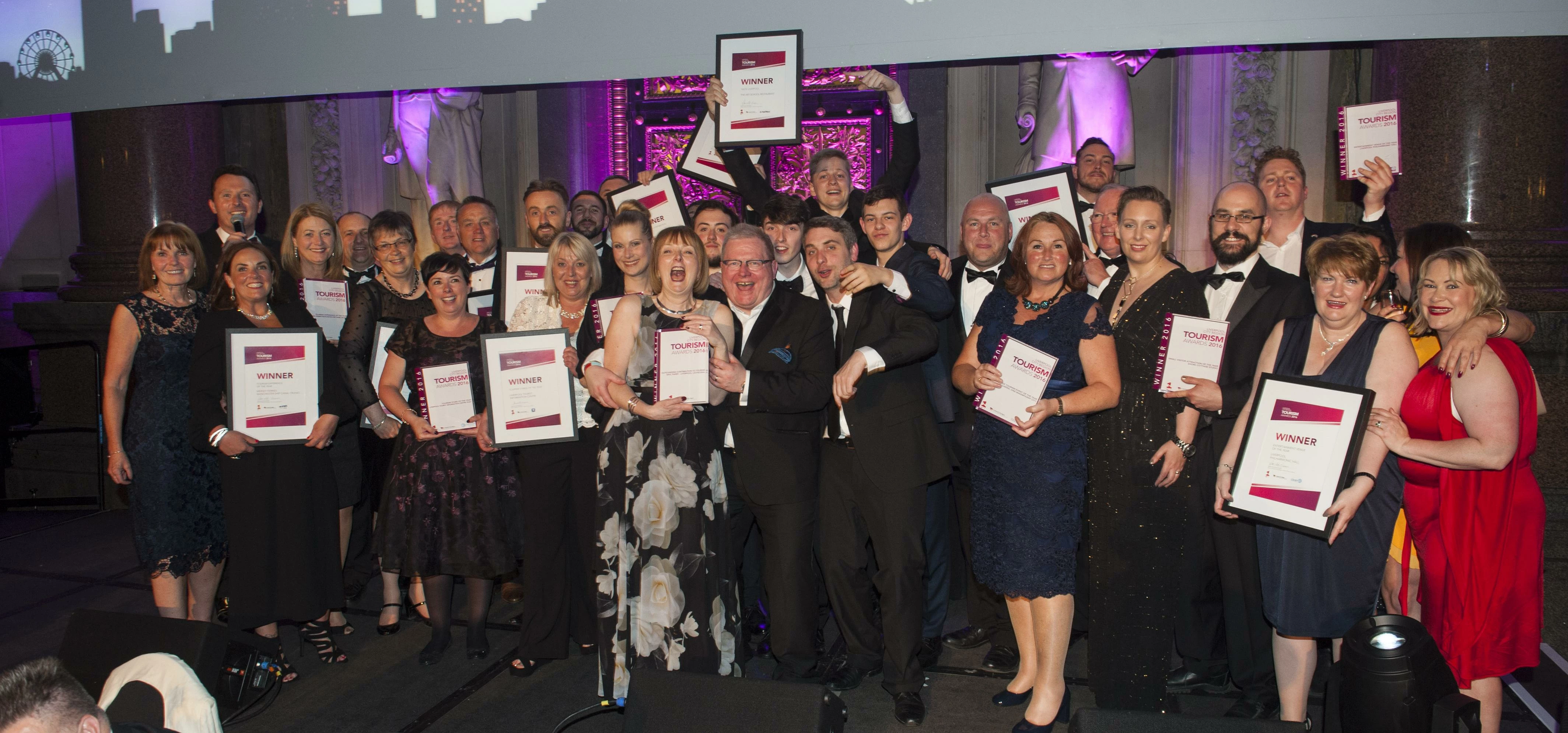 Winners at last year's tourism awards